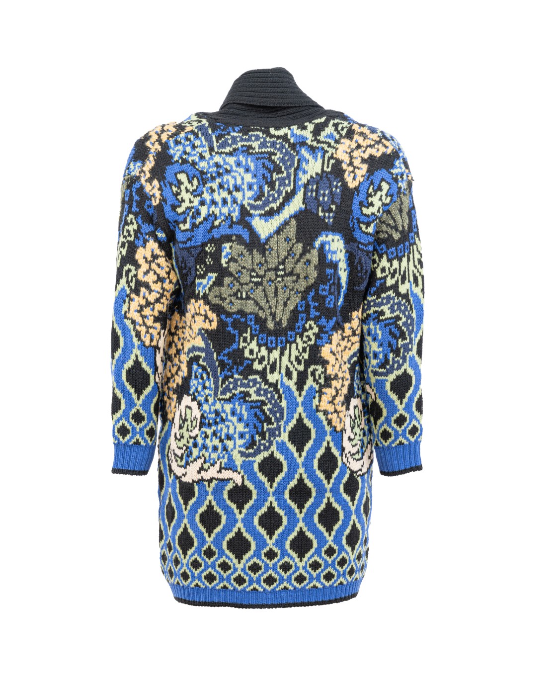 shop ETRO Saldi Cardigan: Etro cardigan in maglia di lana jacquard con motivi geometrici piazzati. 
Vestibilità over.
Scollo a V.
Chiusura monopetto.
Bottoni Pegaso.
Tasche laterali applicate.
Composizione: 85% Lana 2% Alpaca 2% Acetato 1% Nylon.
Fabbricato in Italia.. 13753 9142-0001 number 41708